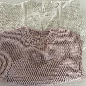 Bundle Sweaters x 2, Girls Size 8Y & 10Y. excellent quality/condition